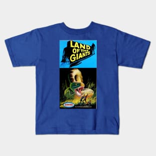 Vintage Aurora Model KIt Box Art - Land of the Giants Kids T-Shirt